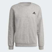 adidas Essentials Embroidered Small Logo Sweatshirt Blue adidas Deutschland