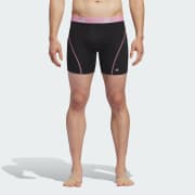 Adidas Men s Performance Mesh 3 Pack Long Boxer Brief Black Onix Grey Black S