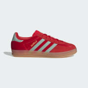 Adidas gazelle red and green deals