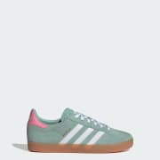 Green adidas gazelle junior top