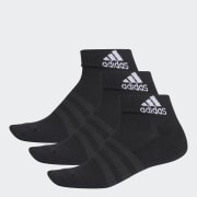 adidas CUSHIONED ANKLE SOCKS 3 PAIRS Black adidas UK