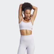 adidas Yoga Studio Light-Support Bra - Black, Women's Yoga, adidas US in  2023