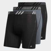 adidas Men's Performance Boxer Brief Underwear (3-Pack), Scarlet/Black  Black/Black Onix/Black, Medium : : Clothing, Shoes & Accessories