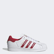 Burgundy superstar adidas deals