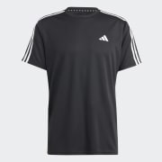 adidas Train Essentials 3 Streifen Training T Shirt Schwarz adidas Deutschland