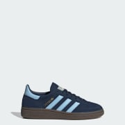 Boys navy adidas trainers clearance