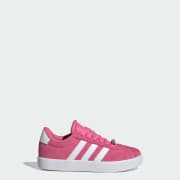 adidas VL Court 3.0 Shoes Kids Pink adidas UK
