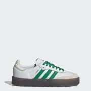 Adidas samba blanc vert on sale