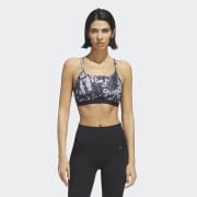 adidas Aeroreact Training Light-Support Bra - Black