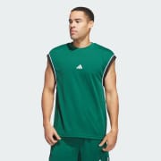 adidas Basketball All World Sleeveless Tank Top Black adidas UK