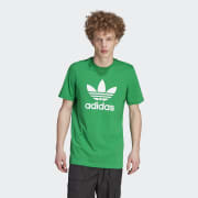 adidas Adicolor Classics Trefoil Tee Men\'s Green | US adidas | Lifestyle 