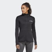 Women\'s US TERREX Hiking Jacket Black adidas Full-Zip - | adidas | Multi Fleece