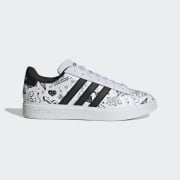 Zapatillas adidas blancas sales con franjas negras
