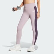 adidas Women's Optime Training Luxe 7/8 Tights, Semi Pulse Lilac, Small at   Women's Clothing store