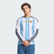 Argentina 26 Home Authentic Long Sleeve Jersey