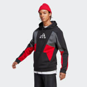adidas Essentials Colorblock Hoodie Black adidas UK