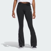 adidas Women's Lifestyle Flared Leggings - Black adidas US