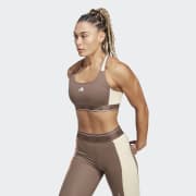 adidas PowerReact Training Medium-Support Techfit Bra - Brown | Women\'s  Training | adidas US