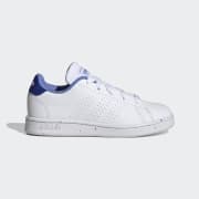 Color del artículo: Cloud White / Cloud White / Blue Fusion