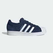 Adidas Originals Men s Superstar Sneakers Size 7 Night Indigo White