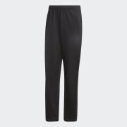 adidas Essentials 3-Stripes Open Hem Fleece Pants - Black | adidas Canada