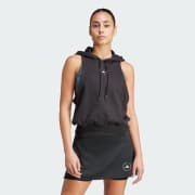 adidas Women s Lifestyle by Stella McCartney Sportswear Sleeveless Hoodie Black Free Shipping with adiClub adidas US