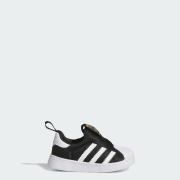 Adidas superstar youth black and white online