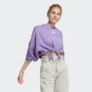 adidas Dance Crop Versatile Sweatshirt Purple Free Shipping with adiClub adidas Canada