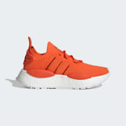 Shoes shop orange color