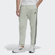 adidas Essentials French Terry Tapered-Cuff 3-Stripes Pants