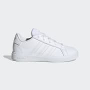 Tenis adidas blancos con colores shop