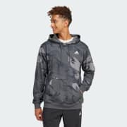 Moletom Capuz Camuflado Seasonal Essentials Cinza adidas adidas Brasil