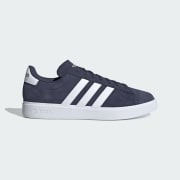 adidas Grand Court Lace-Up Shoes - Black | Kids' Lifestyle | adidas US