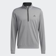 adidas Quarter Zip Golf Pullover Grey adidas Australia