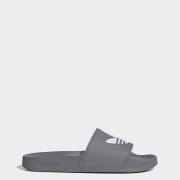 Adidas slides mens grey clearance