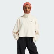 Adidas women's changeover half zip sweatshirt top