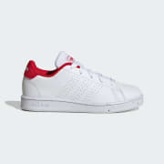 Couleur du produit : Cloud White / Cloud White / Better Scarlet