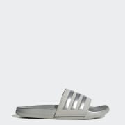 Adidas slides grey clearance