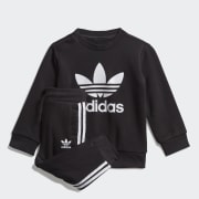 Schwarzes und weiBes Sweatshirt Set fur Kinder adidas Osterreich