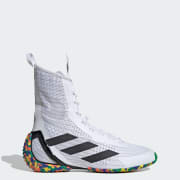 Adidas white boxing shoes cheap