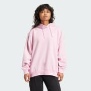 Moletom Capuz Oversize Trefoil Rosa adidas adidas Brasil