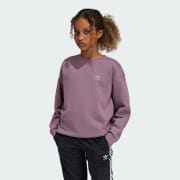 adidas Boyfriend Crew Sweatshirt Kids Pink Free Shipping with adiClub adidas US