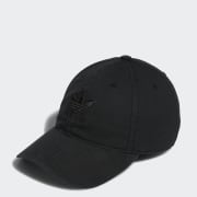 Adidas faux suede relaxed strapback hat top