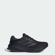 Adidas black and red running shoes deals