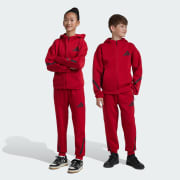 adidas Z.N.E. Tapered Leg Pants Kids Red Free Shipping with adiClub adidas US