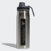 adidas Steel Metal Bottle 600 ML - Green, Unisex Training