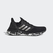 Ultra boost 20 black white & coral hot sale