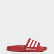 Adidas badslippers dames rood best sale