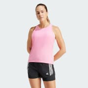 adidas Own The Run Tank Top - Black | Free Shipping with adiClub 