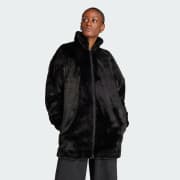 Adidas fur top coat